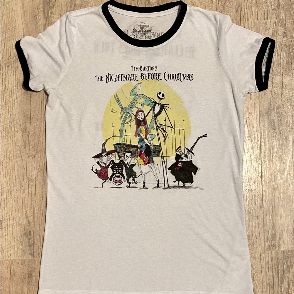 2/$15 Nightmare Before Christmas T-Shirt Sheer M